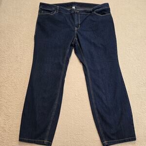 Old Navy Plus Jeans Women's Size 24 Short Mid-rise Dark Wash Stretch